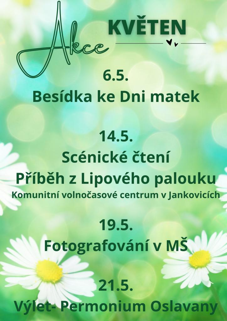 Akce na&nbsp;měsíc květen