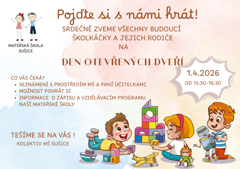 Den otevřených dveří v&nbsp; MŠ